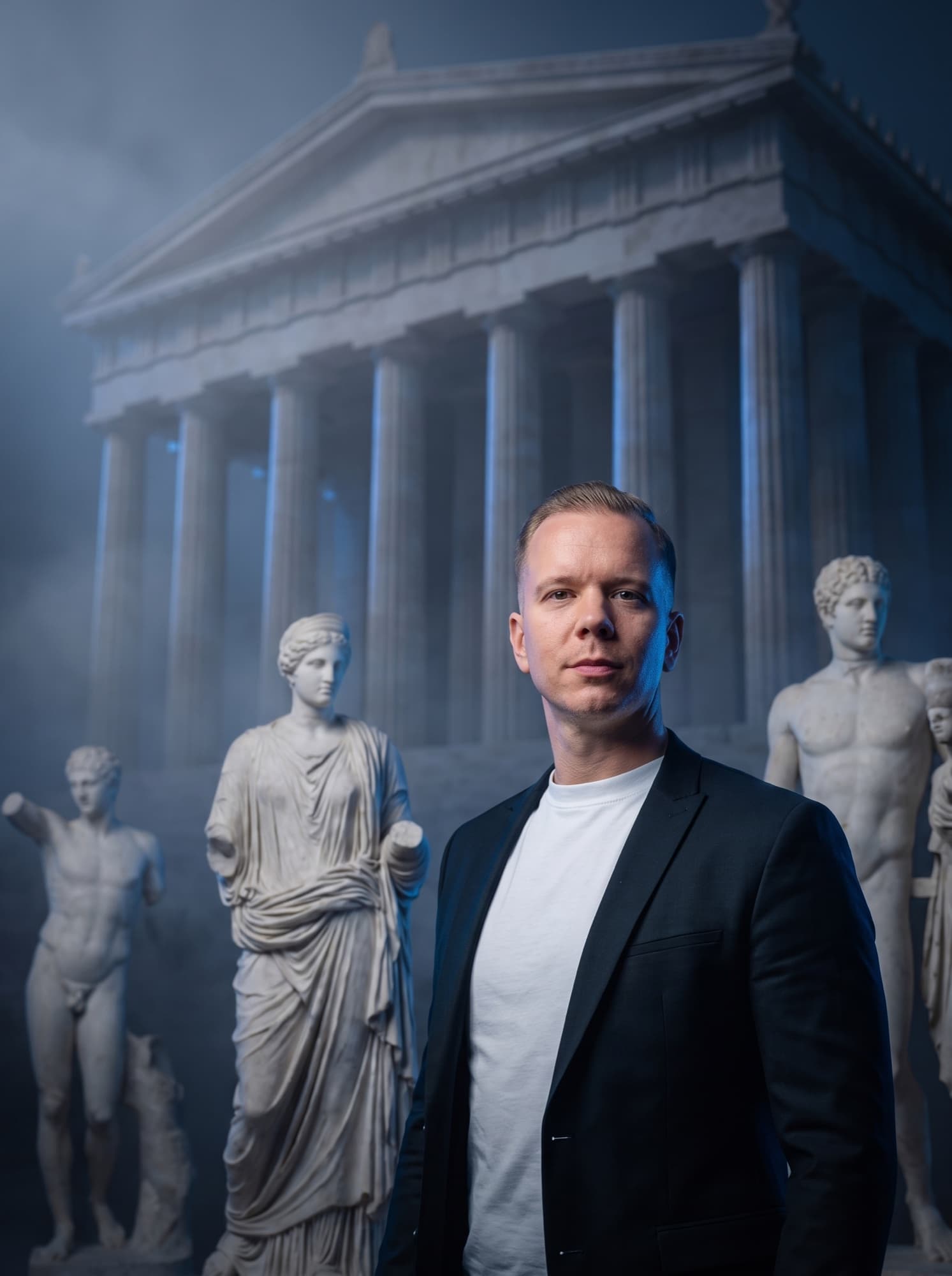 Marcel Kaschner, Gründer von ZAVION, im Marmorsaal